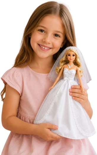 Veil and accessories for a festive look