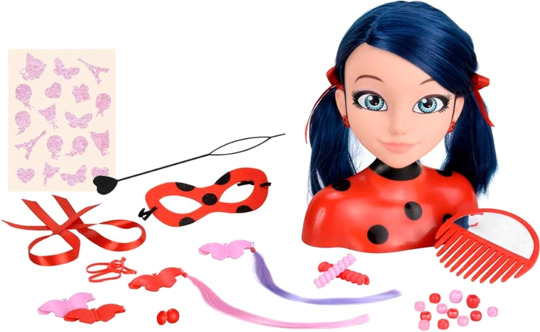 30 accessories including clip-in strands and beads