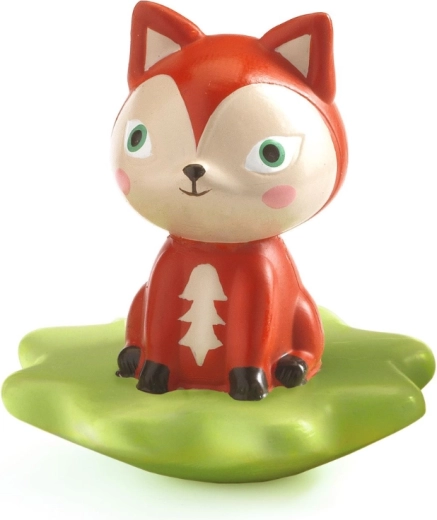 Adorable renard sur un socle stable