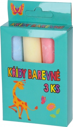 Kleurige stoepkrijtjes