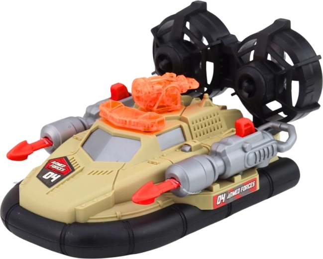 Hovercraft met raketlancering voor dynamische actie
