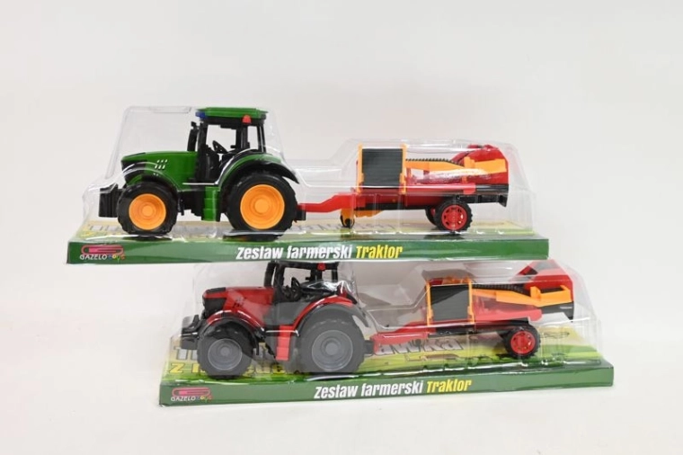 Tracteur avec machine agricole – set pour enfants