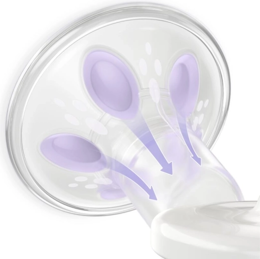 Insert en silicone souple pour un écoulement naturel du lait