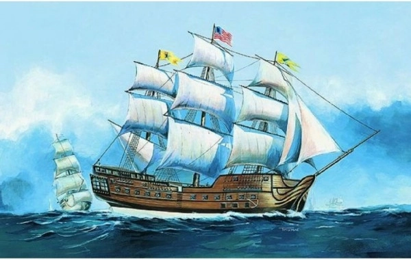 Modelschip BONHOMME RICHARD 1:270