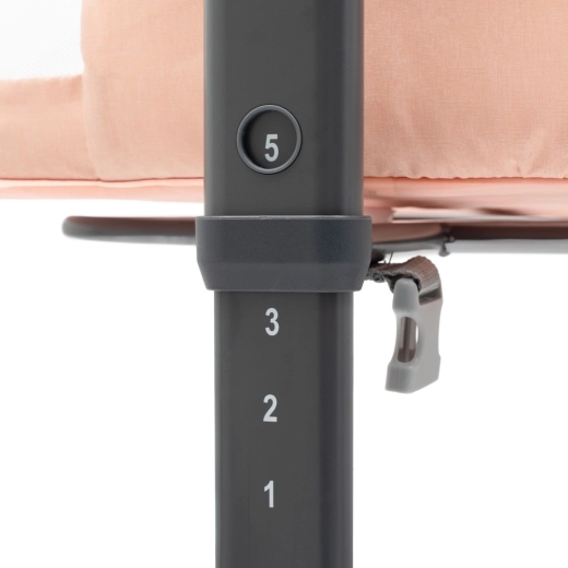 5 height levels for perfect alignment with the bed