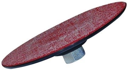 Backing pad with quick-release for 125 mm angle grinder M14 with hook-and-loop