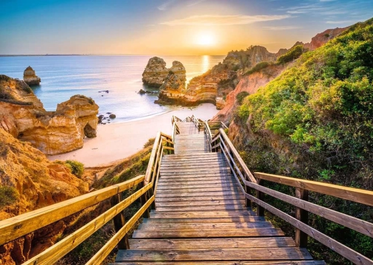 Ravensburger puzzel Trap naar Praia do Camilo, Algarve (1000 stukjes)