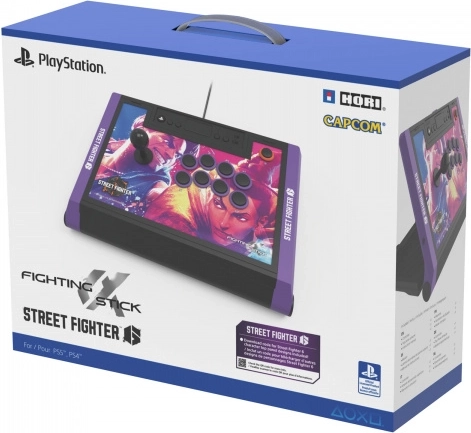 HORI Fighting Stick Alpha Arcade Controller Street Fighter 6 for PS5, PS4 and PC