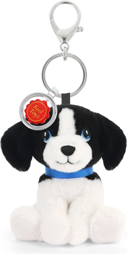 Plush border collie bag charm 12 cm