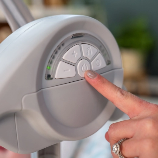 Quiet swinging with 6 speeds