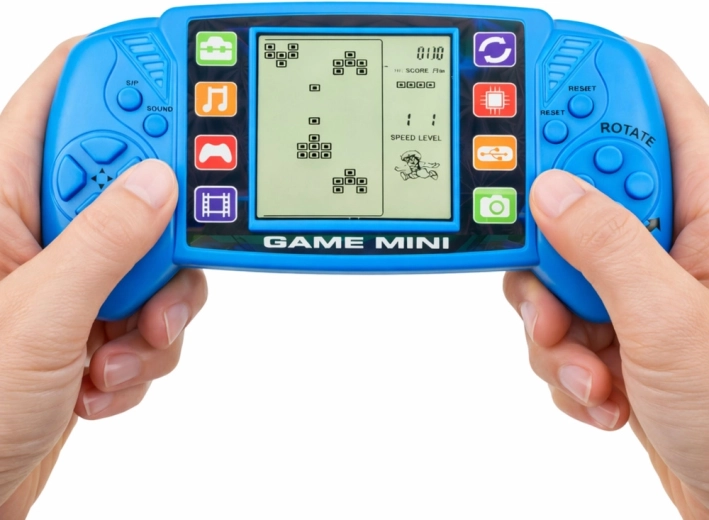 Kompakte und leichte Konsole für die Hosentasche