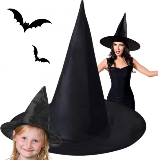Black witch hat – Halloween costume accessory