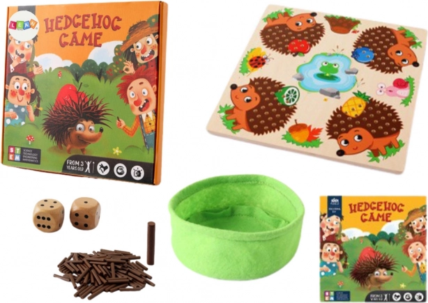 Hedgehog Game Logical Learning Counting Wooden