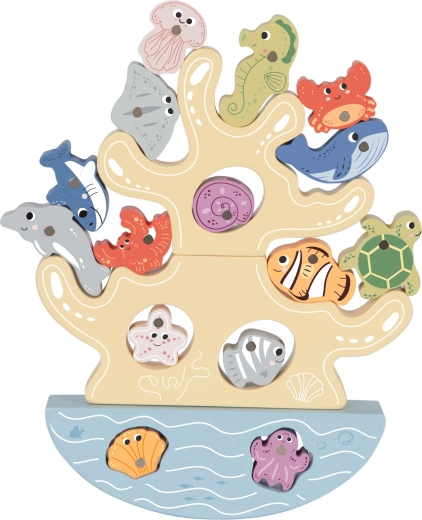 Balans koraalrif voor stabiliteitstraining