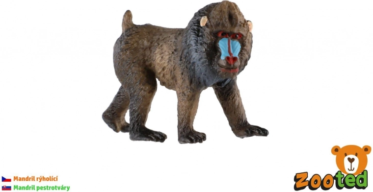 Mandrill – plastic figurine 7 cm