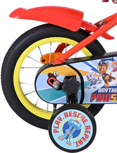 Stable first rides thanks to training wheels