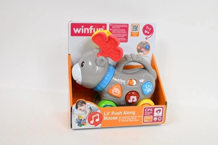 SmilyPlay rijdende eland met lichtjes en melodieën