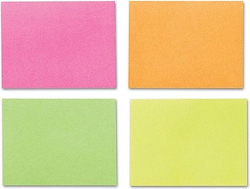 Four vivid neon colors for maximum visibility