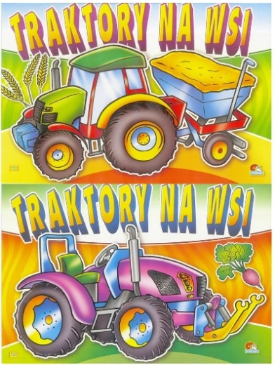 Kleurboeken Tractors op het platteland