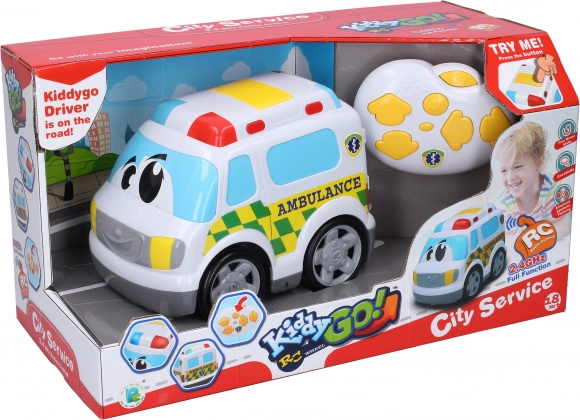 Ambulance RC pour enfants avec effets 19 cm