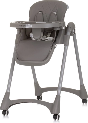 CHIPOLINO Candy Shop Granite High Chair – adjustable, compact, and safe