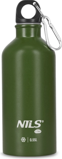 Stainless Steel Hiking Bottle Nils Camp Green 500 ml