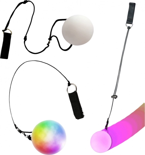 Boule LED lumineuse pour jonglage