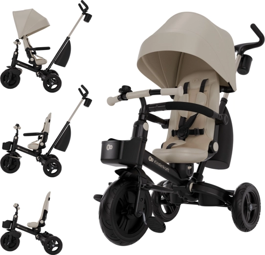 Kinderkraft AVEO 2 PLUS tricycle, beige