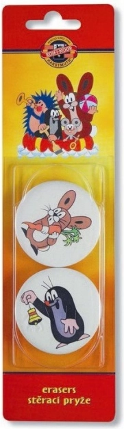 Soft round eraser with Little Mole print KOH‑I‑NOOR