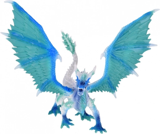 Ice Dragon Figure with Moveable Wings
