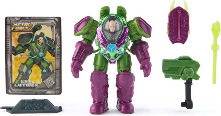 Présentation de collection avec carte de personnage