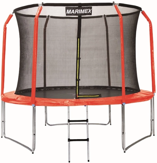 Set aus Federabdeckung und Schutzmanschetten für Trampolin 244 cm, rot