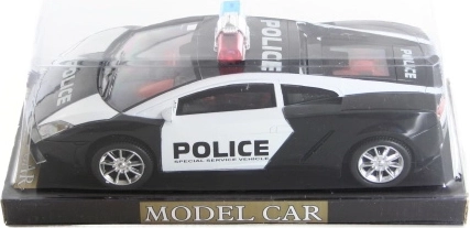 Voiture de police à inertie