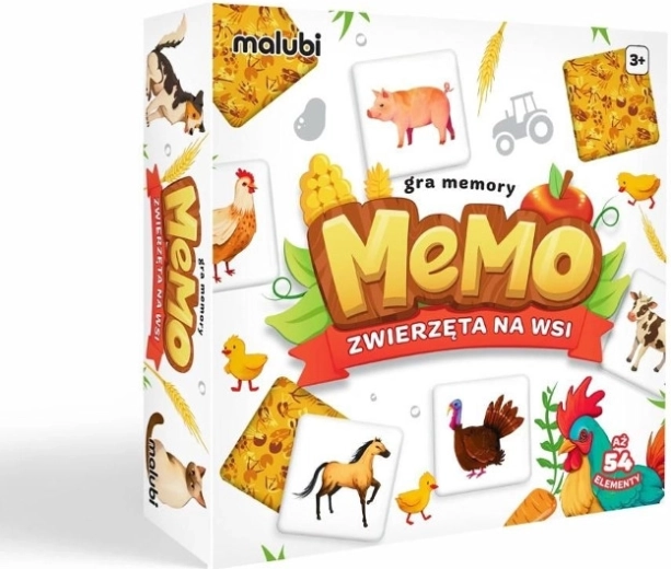 Farm Animals Memory Game