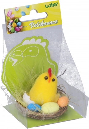 Dekoratives Küken im Nest