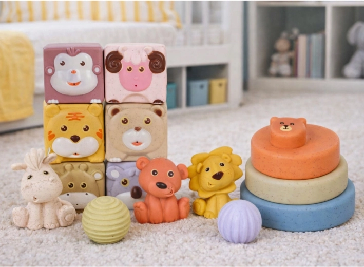 Textures et formes variées pour le développement sensoriel