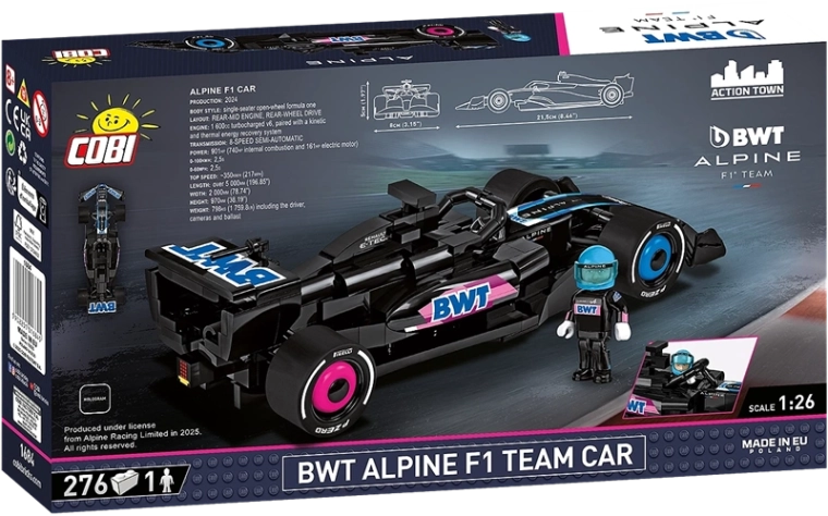 No-sticker prints and driver figure included