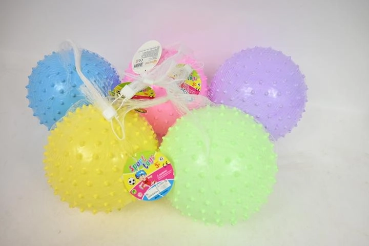Balle de massage pastel à picots 23 cm