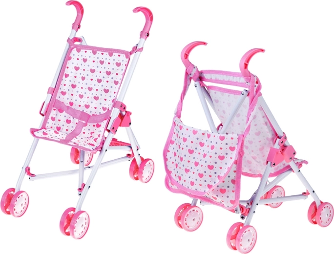 Poussette pliante pour poupées du quotidien