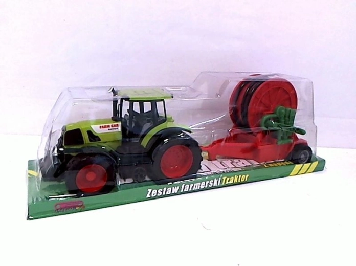 Tracteur avec machine agricole