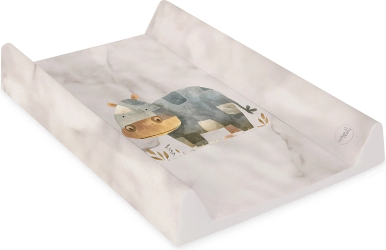 Ceba Baby zachte verschoonmat Basic cosy hippo 50 × 70 cm