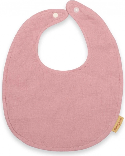 Mousseline slabbetje New Baby roze