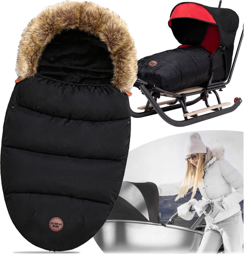 Universeel gebruik voor kinderwagens en slee