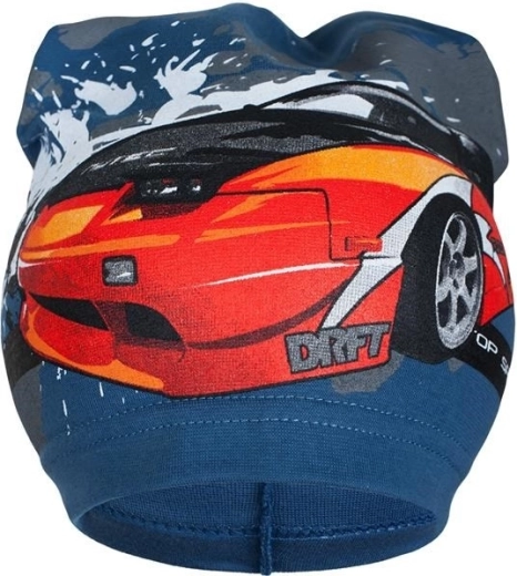 Spring children's beanie New Baby car blue
