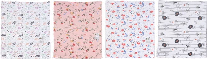 Livre de présentation 31 × 23 cm, 20 pochettes – motif floral
