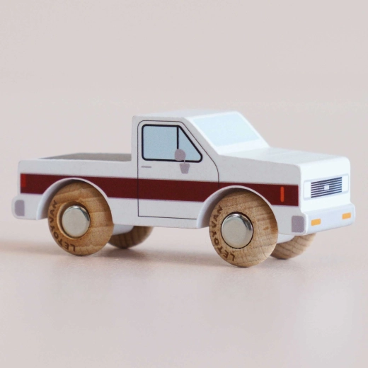 Le Toy Van voiture en bois Charlie, pick-up classique