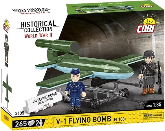 COBI WWII V-1 bombe volante FI 103 – kit de construction 1:35 (265 pièces)