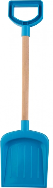 Androni shovel with wooden handle and grip 53 cm – Blue