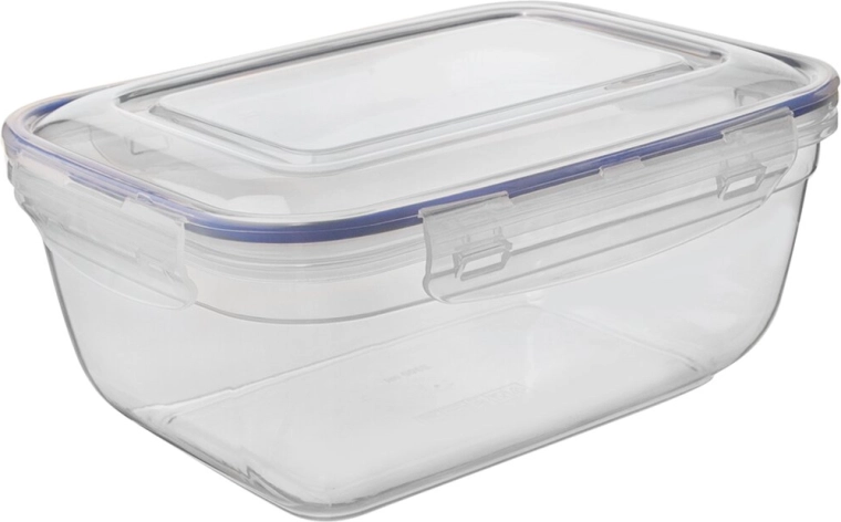 Boîte en plastique Prim avec joint, rectangulaire 1,4 l