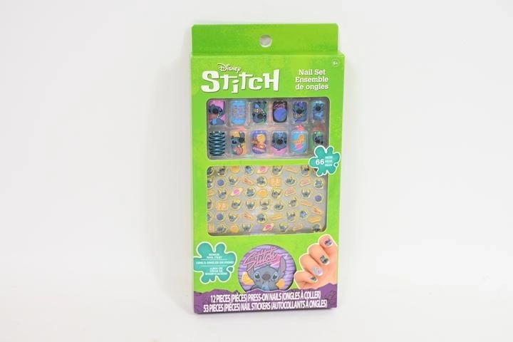 Stitch set opplaknagels met stickers